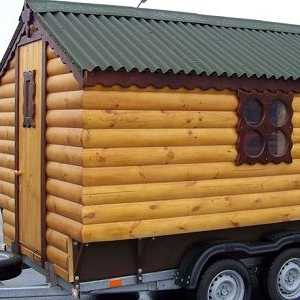 Ako vyrobiť mobilný mobilný sauna na kolesách