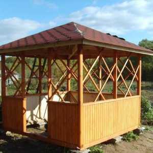 Ako sa stavia pergola dať