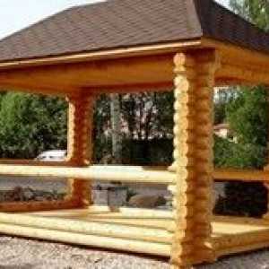 Pavilóny guľatiny: Čo by mohlo byť prirodzenejšie?