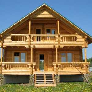 Mighty House of tvarovaného dreva s vlastnými rukami