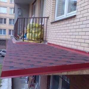 Strecha z balkóna