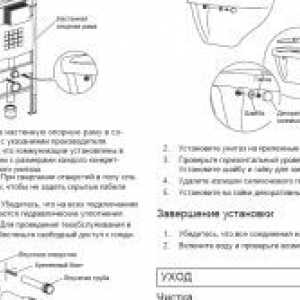 Inštalácia zaveseného WC s rukami