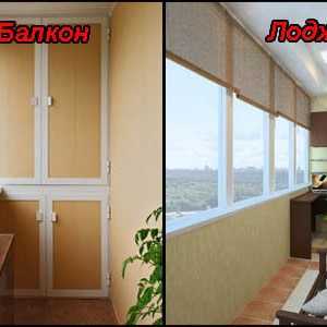 Rozdiely balkónov a lodžií