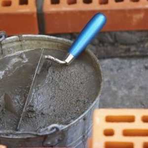 Cement Miešanie: správnych proporciách