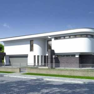 Projekt Dom v predvojnovom štýle modernej európskej