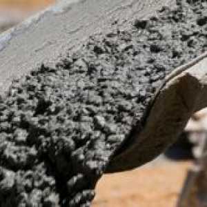 Cement prietoku na 1 m betónu