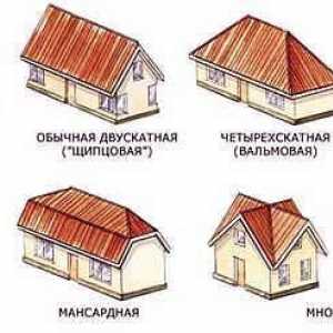 Hlavné typy striech