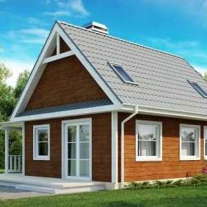 Vysoko kvalitné strop v dome z baru